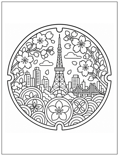 Japanese Mandala: Coloring Inspiration